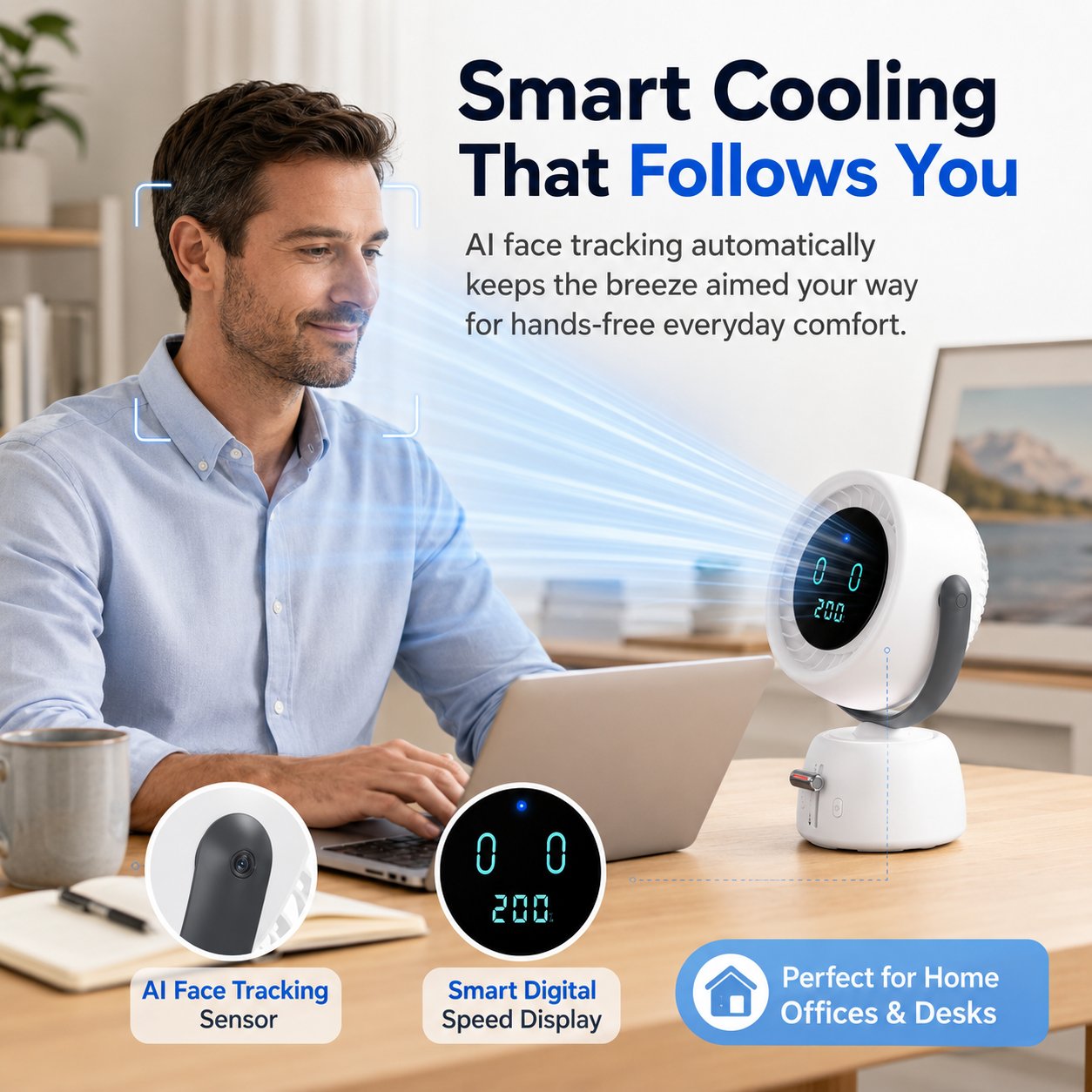 Smart Auto-Follow Fan