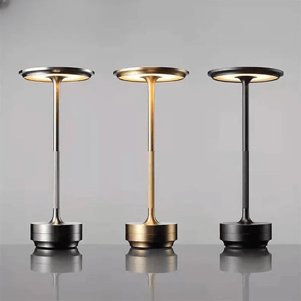 Cordless Table Lamp - Dimmable & Rechargeable Waterproof Desk Light
