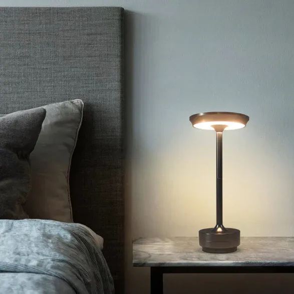 Cordless Table Lamp - Dimmable & Rechargeable Waterproof Desk Light